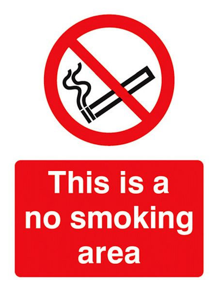 No smoking area