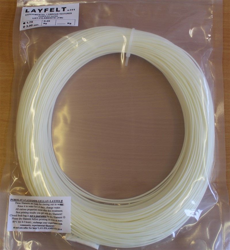 POROLAY LAYFELT 1.75mm 3D Printer filament 250gms