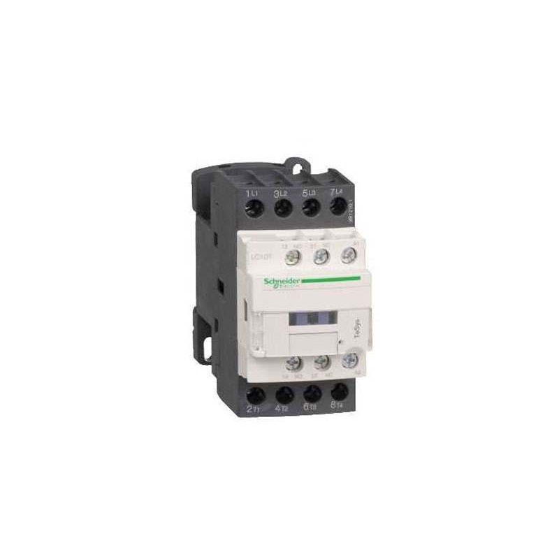 Schneider LC1D098BD Contactor 20A Amp 24V DC Volt 4 Main Poles 2 N/O & 2 N/C With 1 N/O & 1 N/C Aux Contact Configuration