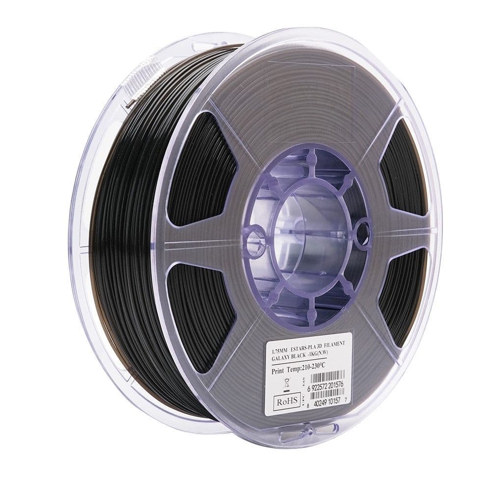 eSUN ESTARS PLA Galaxy Black 1.75mm 1Kg 3D Printing filament