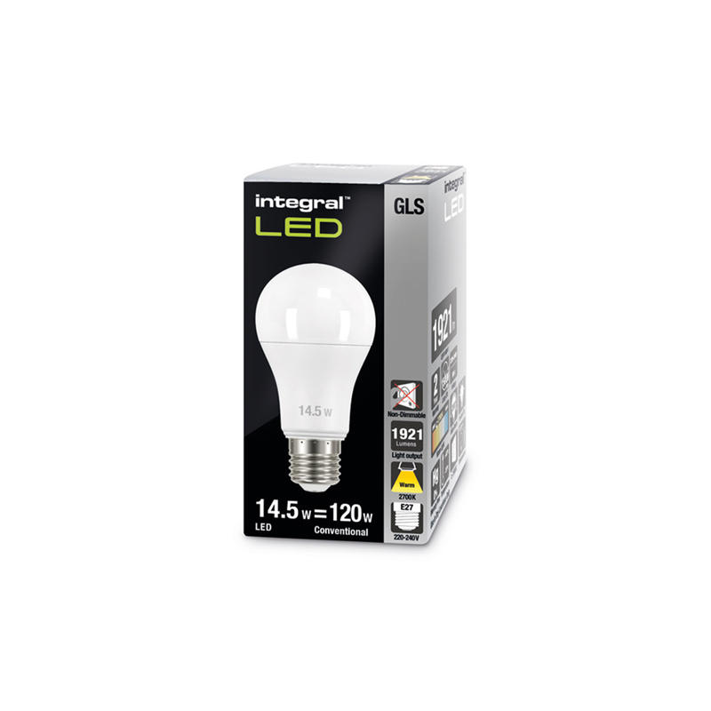 Integral GLS E27 2700K LED Lamp 14.5W