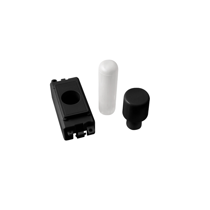 Click GridPro Black 1 Module Dimmer Mounting Kit Insert Black