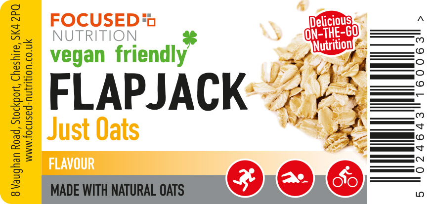 Manufacturers Of Vegan Friendly Just Oats Flapjack