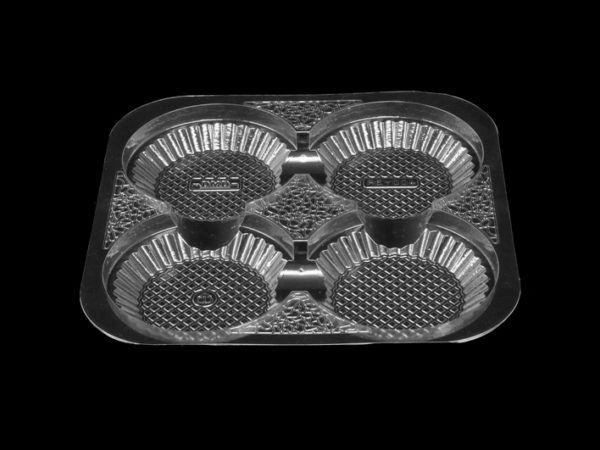 4 Cavity Shallow Tart Tray