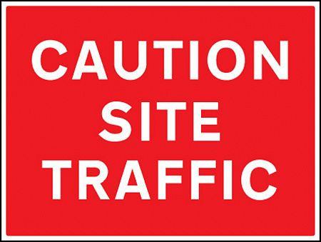 Caution site traffic