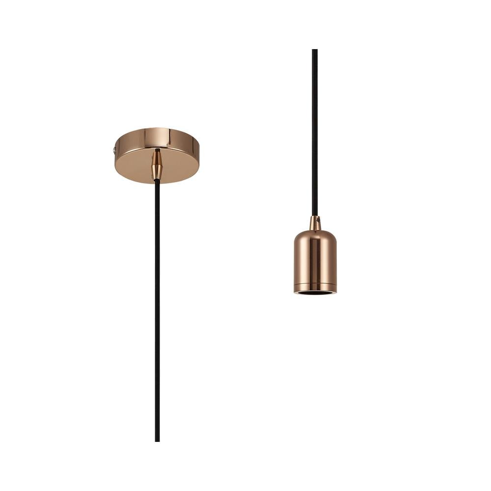 Luxuria Glorelle 1m Suspension Kit Rose Gold/Black E27 Max 60W