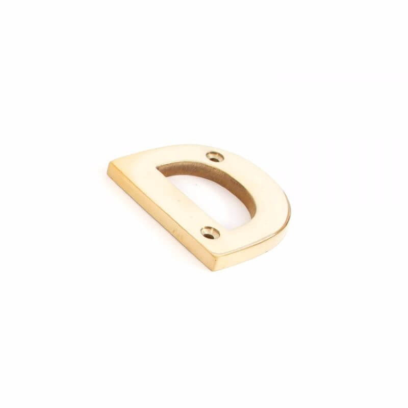 Anvil 83801D Pol. Brass Letter D