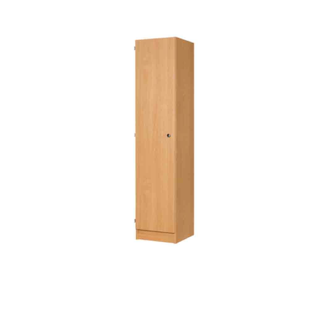 Single Door MDF Laminate Wooden Locker 1800H For The Educational Sectors