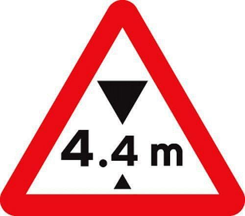 Maximum headroom class RA1 600mm triangle