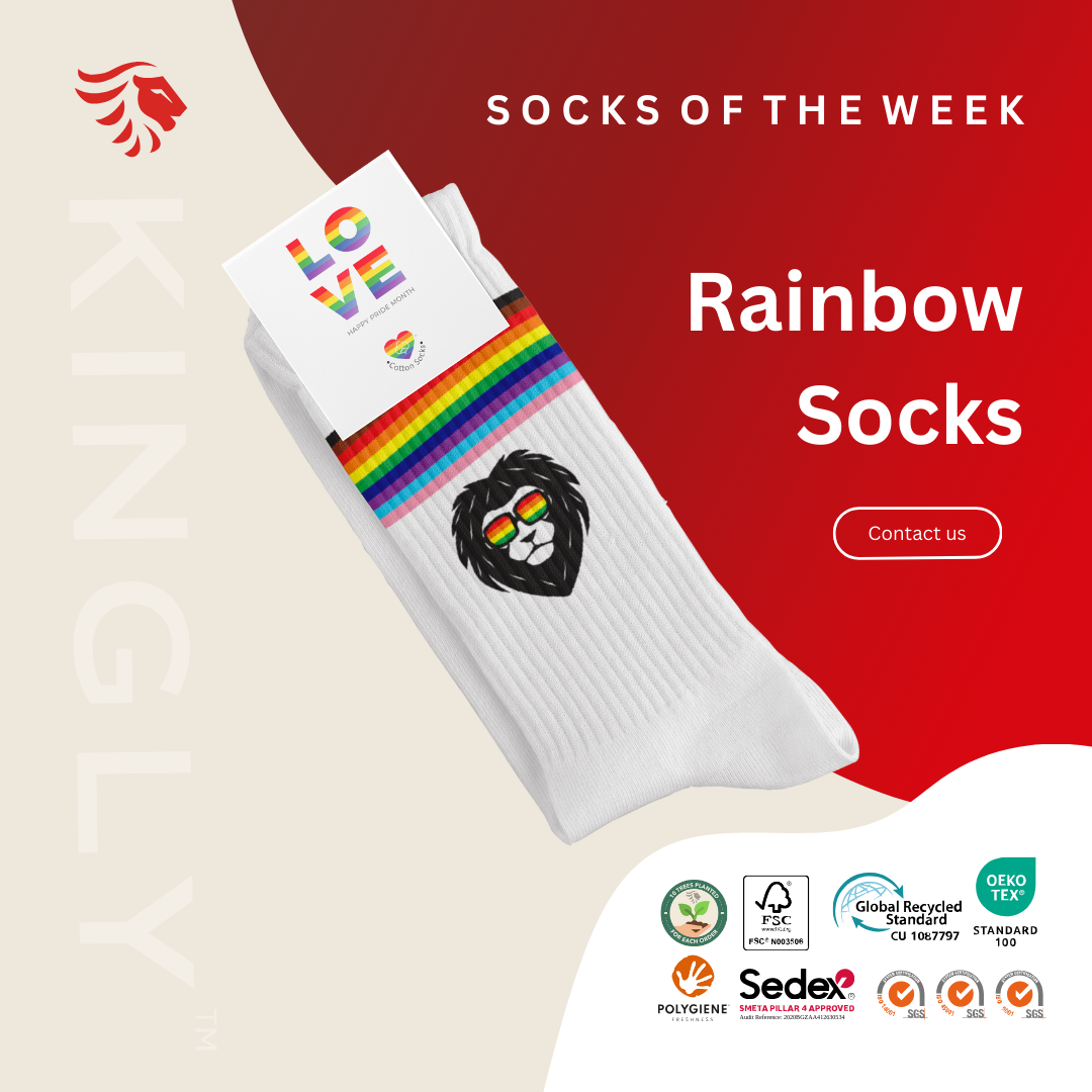 Rainbow Sport Socks