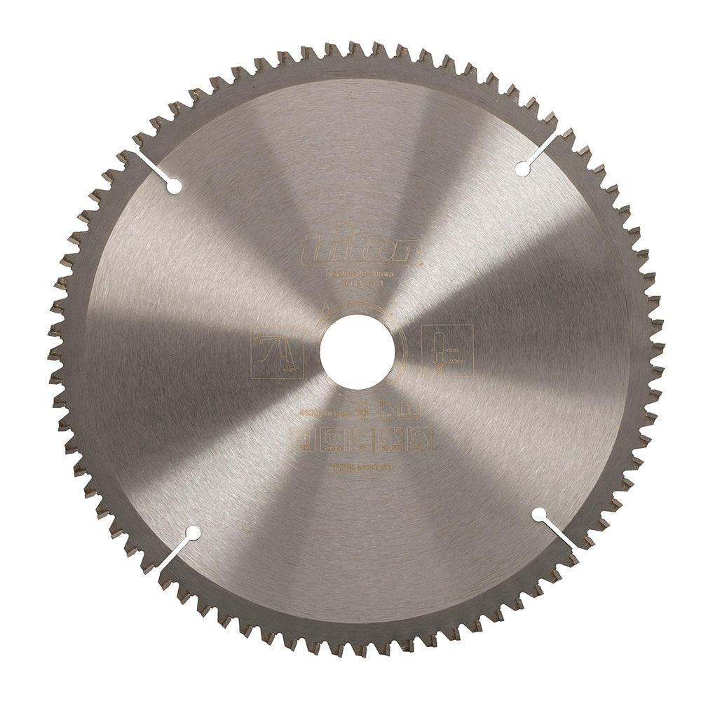 Triton 250 x 30mm 80T Woodworking Saw Blade