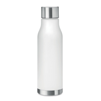 RPET BOTTLE 600ML in White.