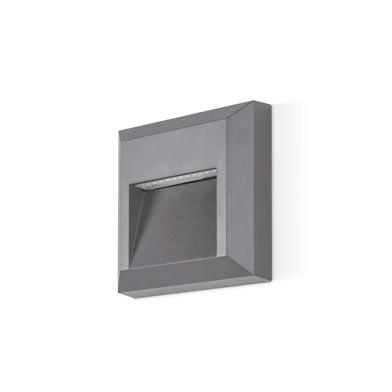 JCC Surface Mount Square IP65 Wall/Path Light 4000K