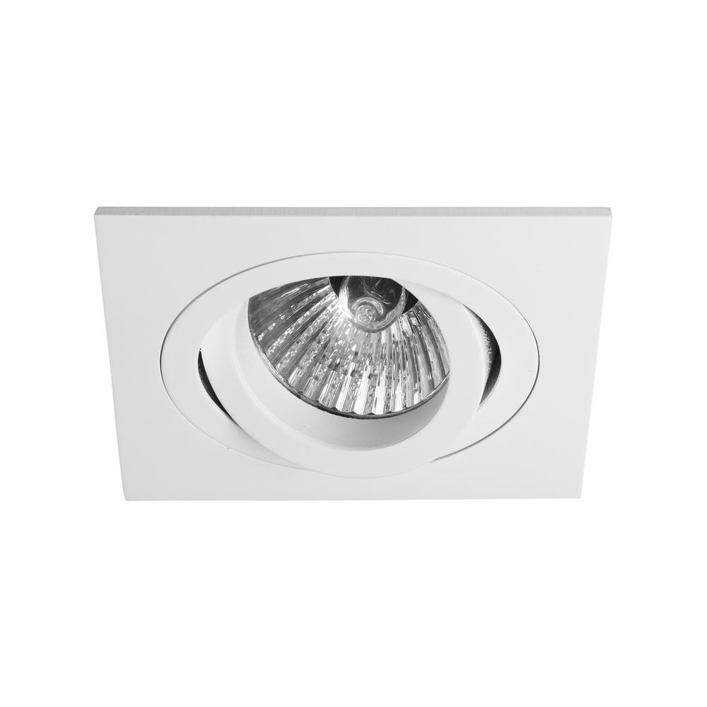 Astro Taro Square Adjustable Fire Rated Matt White GU10 Downlight