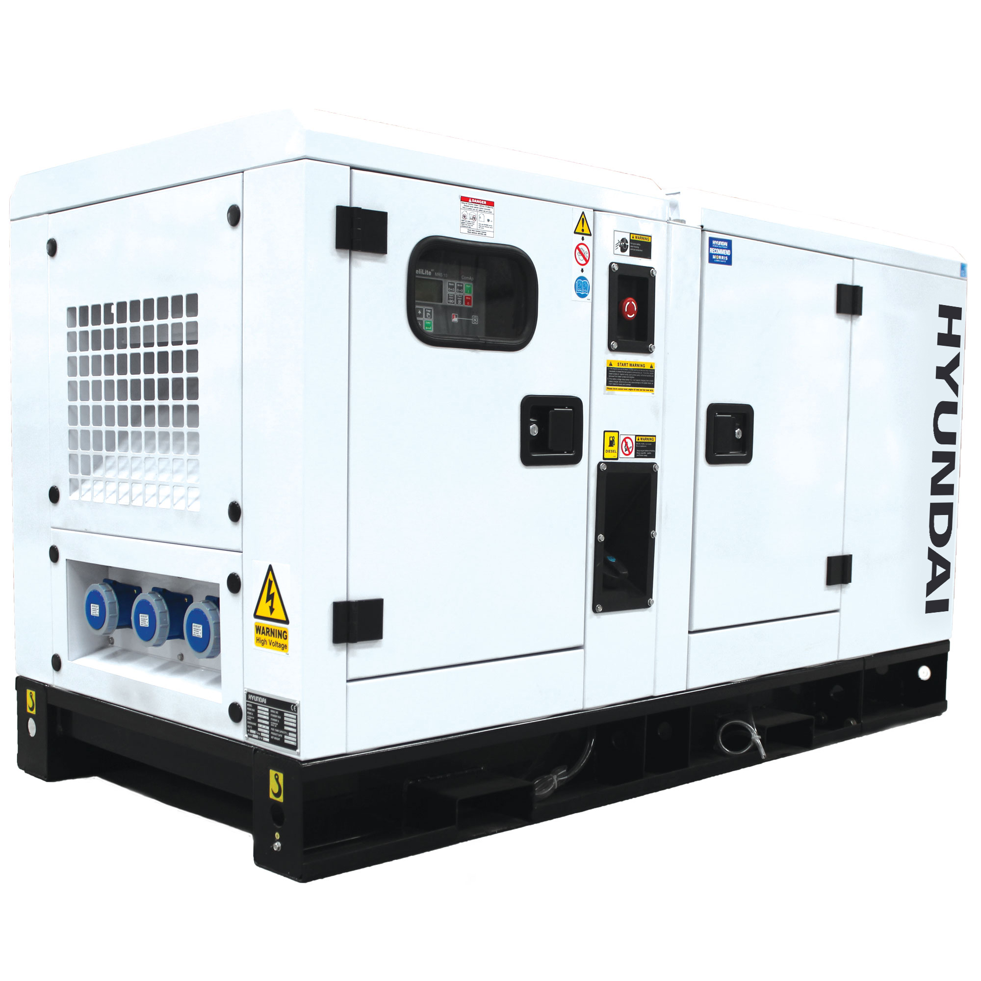 Hyundai DHY22KSE 1500rpm 22kVA Three Phase Diesel Generator