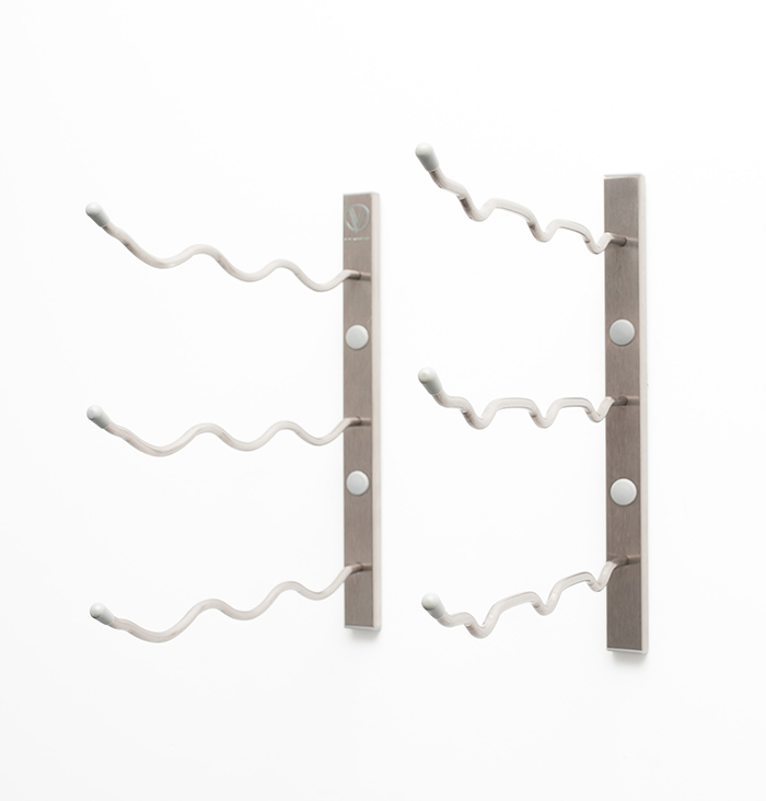 Elegant Wall Mounted Wine Rack for 9 Bottles