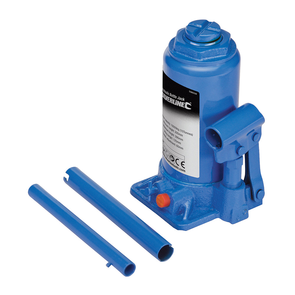 Silverline 598558 Hydraulic Bottle Jack 10 Tonne