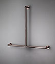 Classic Rose Gold T-Shaped Grab Bar (150TRG)