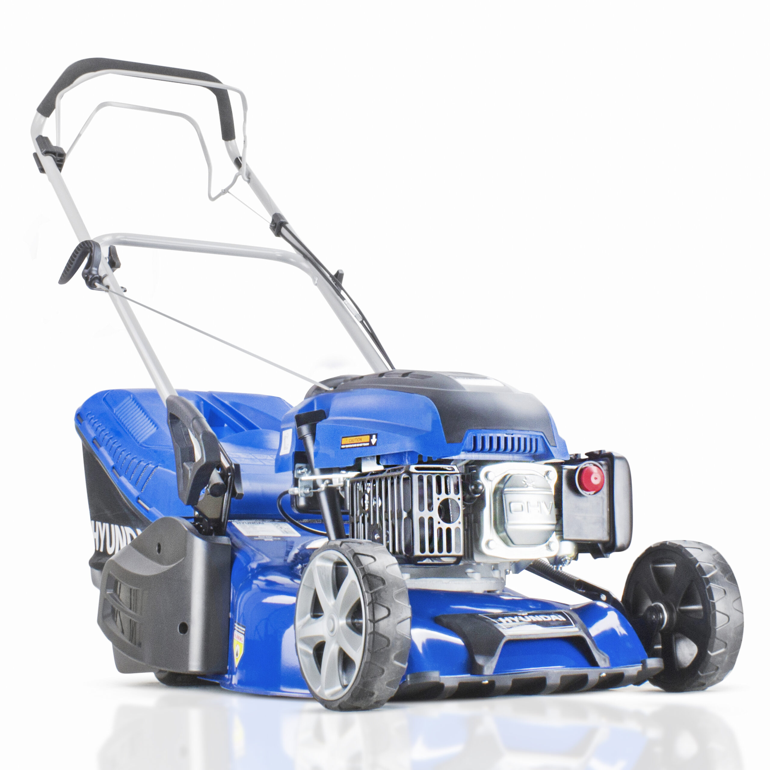 Hyundai HYM430SPR Self Propelled 17″ 43cm 430mm 139cc Petrol Roller Lawn Mower-Includes 600ml Engine Oil