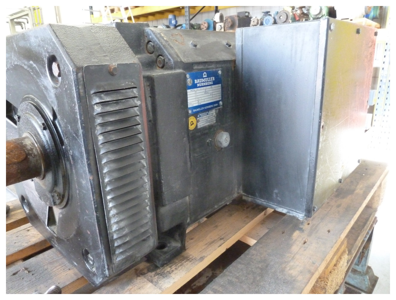 134 Kw Baumuller DC motor 1532 rpm