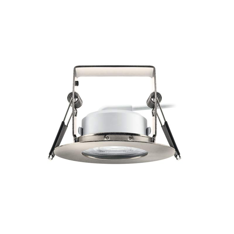 Integral EvoFire+ IP65 Downlight Satin Nickel 2700K Insulation Coverable