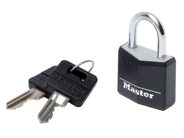 Aluminium Black 30mm Padlock