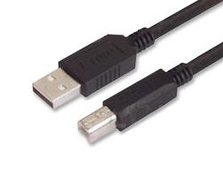 U202-LSOH-01 1Mtr USB2 A-B LSOH Attachment Cable Port ( USB A Plug - B Plug ) LSZH USB Cable