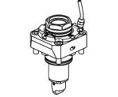 Axial driven tool for internal broaching H&#61;55mm