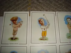 Golf, Jones, Cotton, Hagen Golfing Greats Set Of 20 L Exc By Gb & Tw 1989 Issue