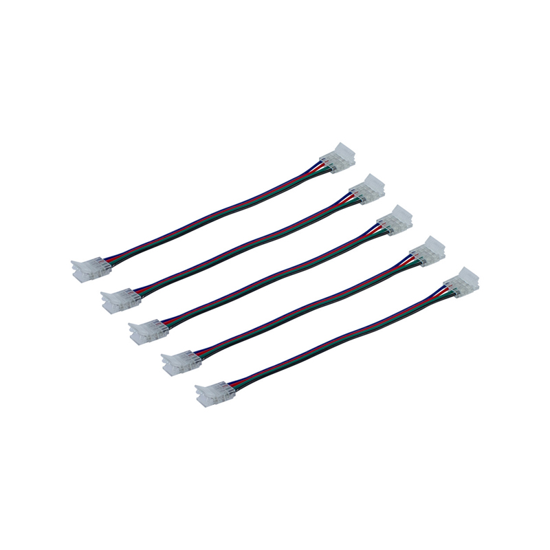 Integral 2-Way Connector 150mm Wire Pack of 5 for IP20 12mm Width RGB Strip