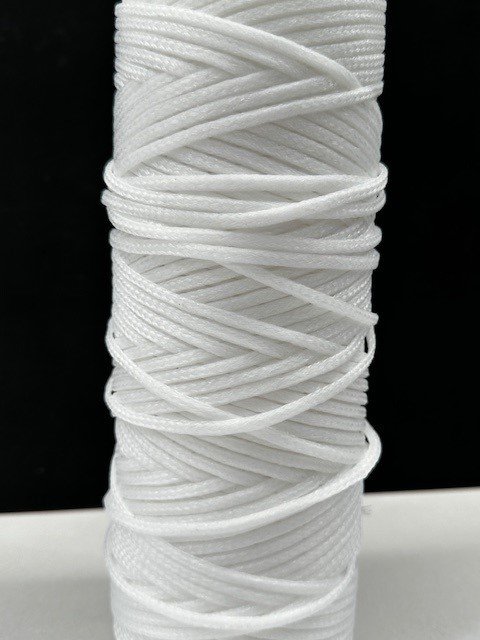 4mm Braided Polyethylene Twine - White