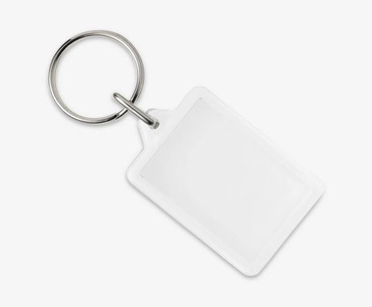 Y1 Blank Acrylic Insert Keyrings