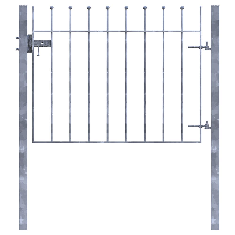 Single Leaf Gate 12 x 1200mmConcrete-in - Galvanised