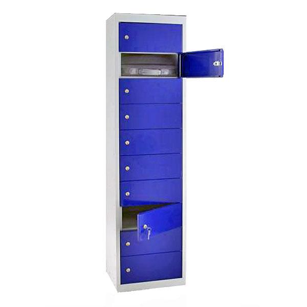 Metal Lockers Ten Door For Police Stations