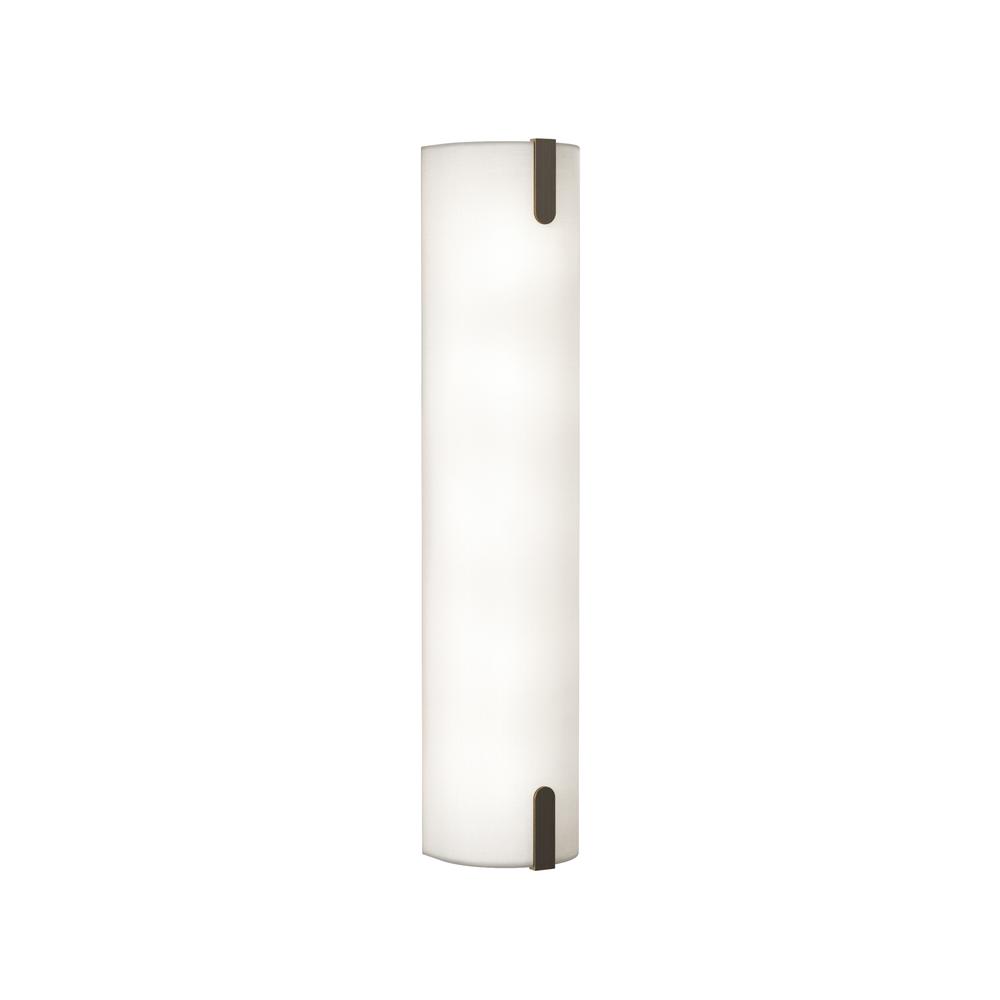 Astro Elba 600 Wall White Fabric / Bronze Wall Light