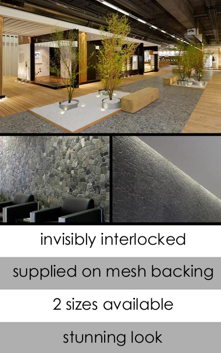 Grey Random Flat Pebbles for Walls and Floors (112M)