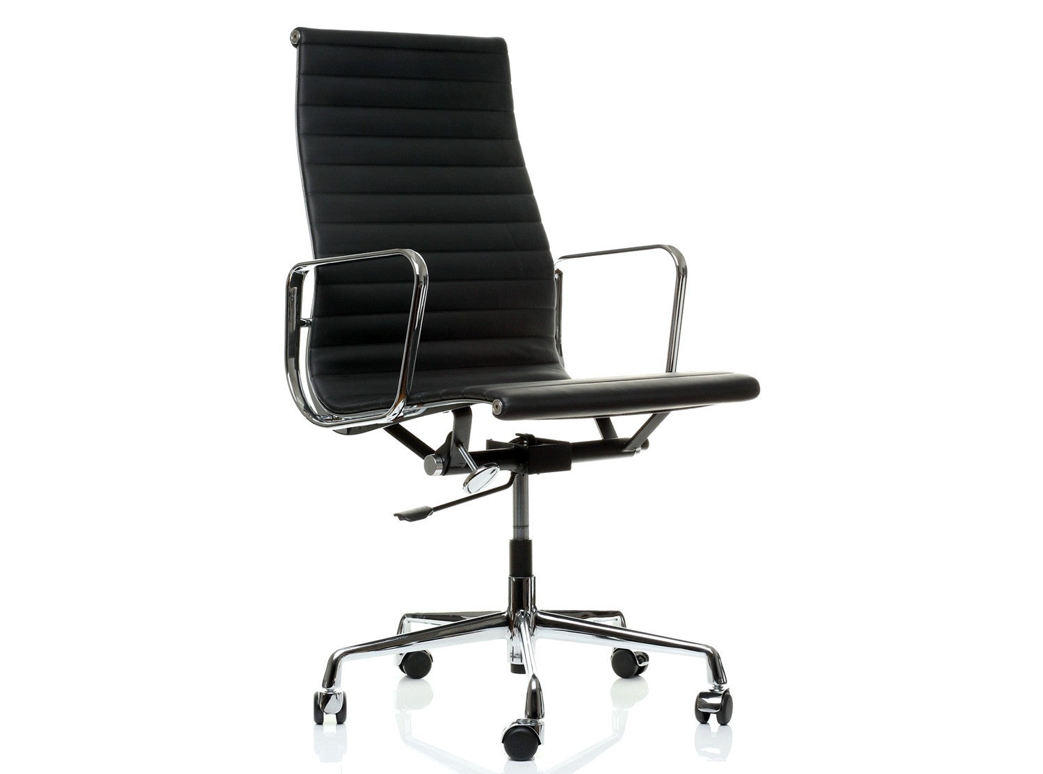 Specialising In High Back Black Leather Eames-Style Office Chair for Home & Commercial Use - HB-A13 UK