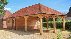 Custom Made Oak Framed Garages Surrey