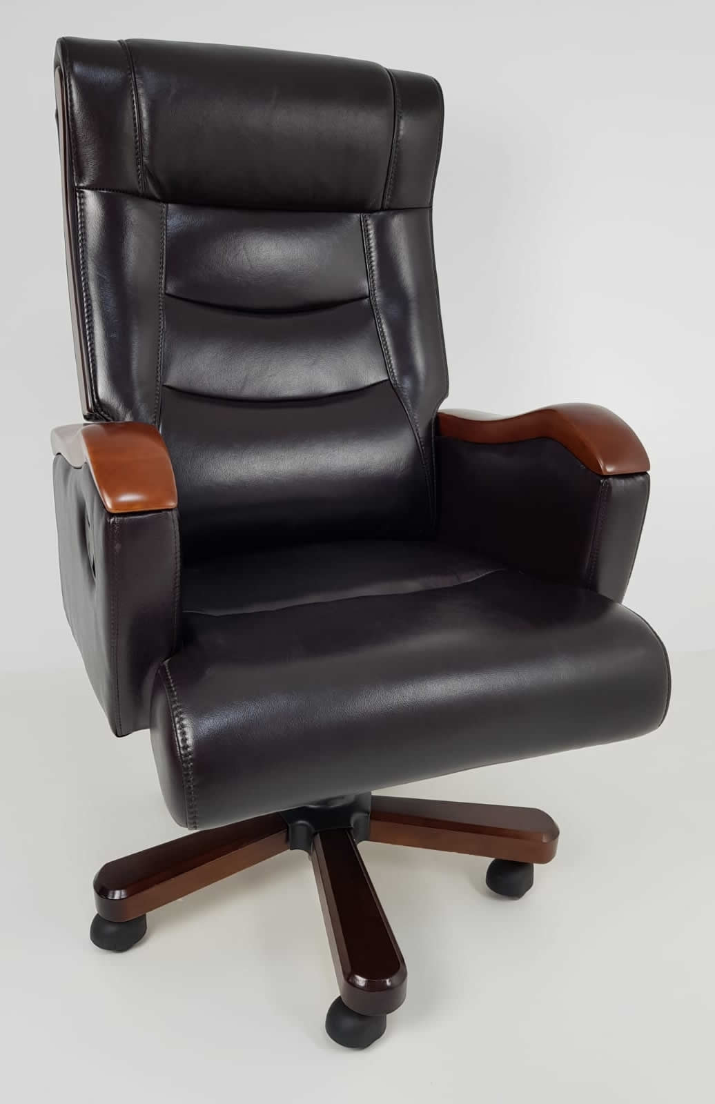 Luxury Brown Leather Executive Office Chair - 1832A Near Me