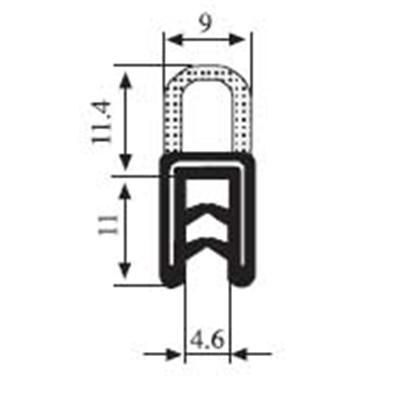 Custom Extruded Rubber Profiles For Glazing