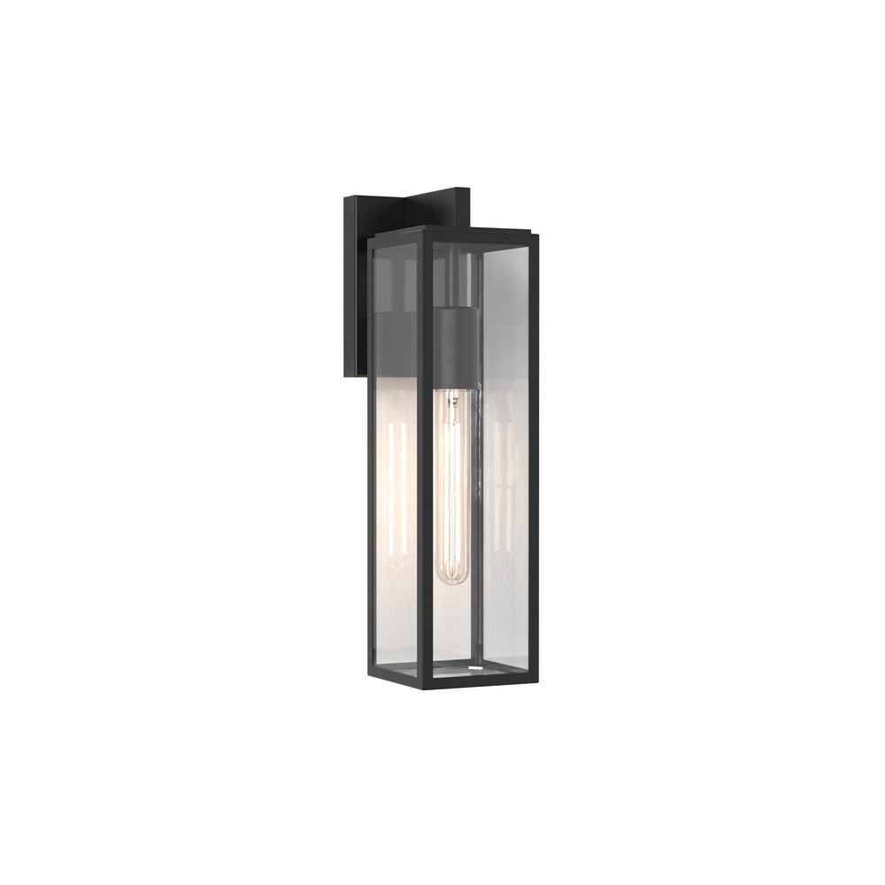 Astro Harvard Lantern Textured Black Wall Light