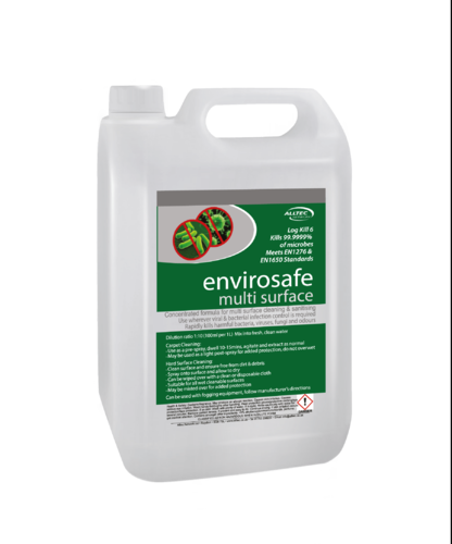 UK Suppliers Of Envirosafe Multi Surface (5L) For The Fire and Flood Restoration Industry