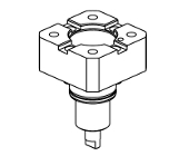 Axial Boring bar holder &#216;40mm H&#61;90mm