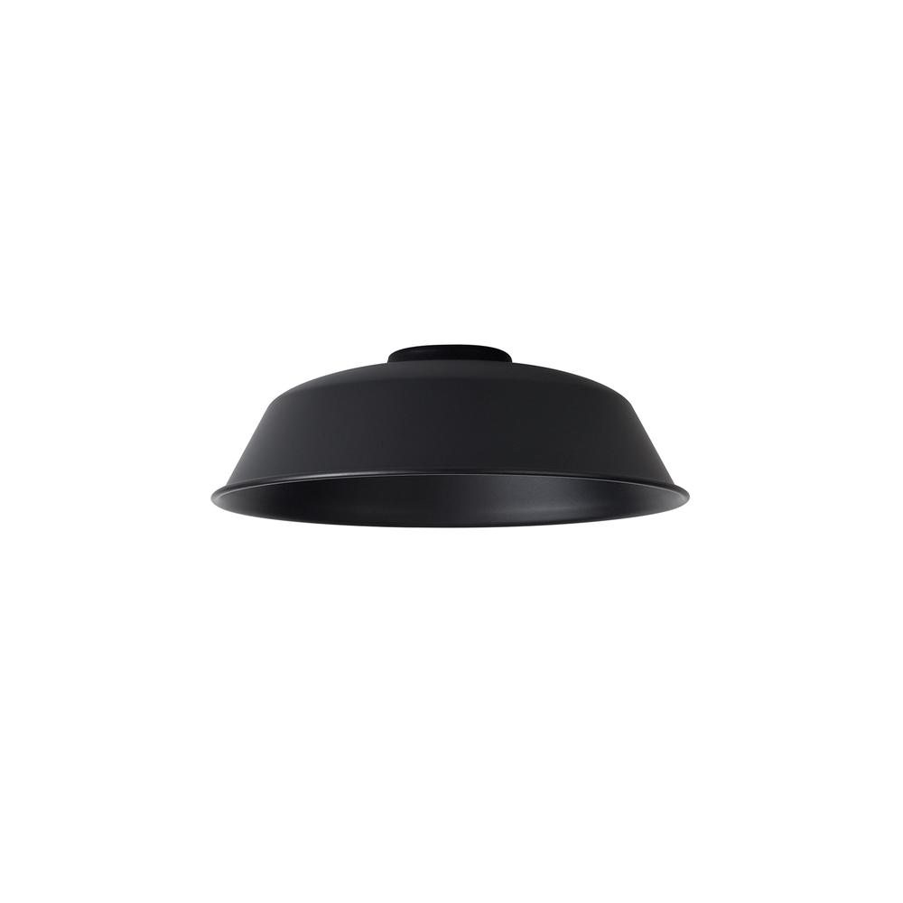 Luxuria Glorelle Round 25cm Lampshade With Angled Sides Black