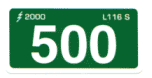 L116 S - 500 (Kg insert for L114L Labels)
[L116S]