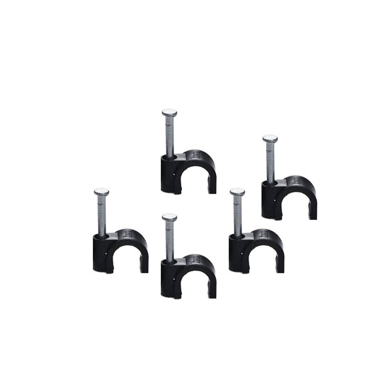 Cable Clips for Round Cable (Per 100)-9-Black