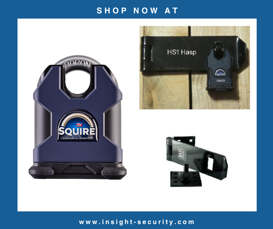 Security Hasp and Close Shackle Squire Padlock (CEN4)