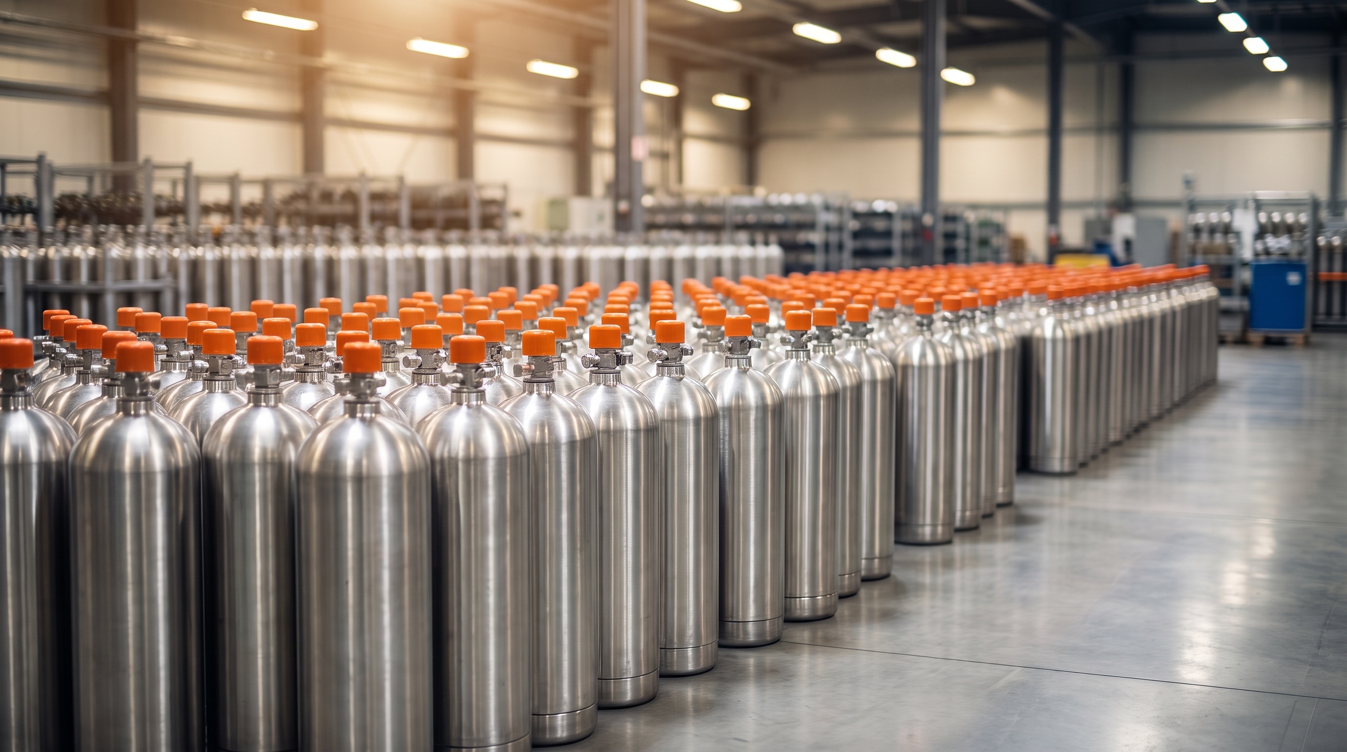 New Gas Cylinders For Commercial And Industrial Use UK