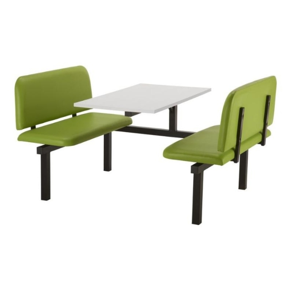 CU94 - 4-Seater Oscar Canteen Unit - 1 Way Access, Green, White