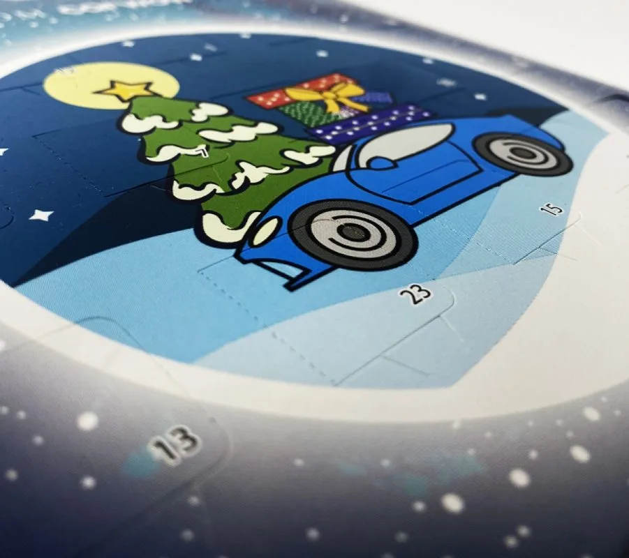 Traditional Custom Advent Calendars For Confectionary